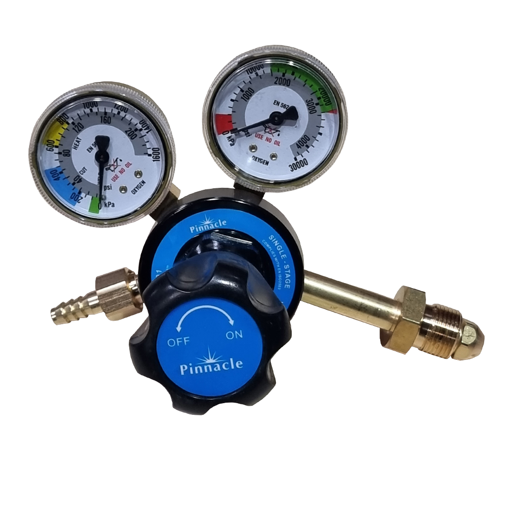 Pinnacle Single Stage Oxygen Regulator EN2503