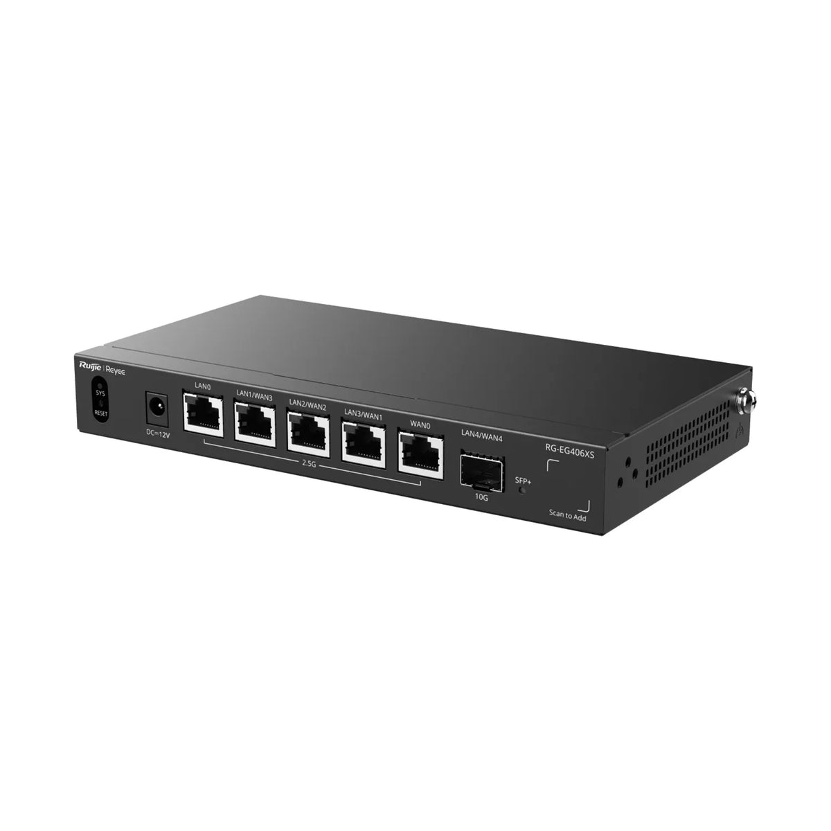 Reyee RG-EG406XS – 5 Port 2.5G Cloud Router with 10G SFP+