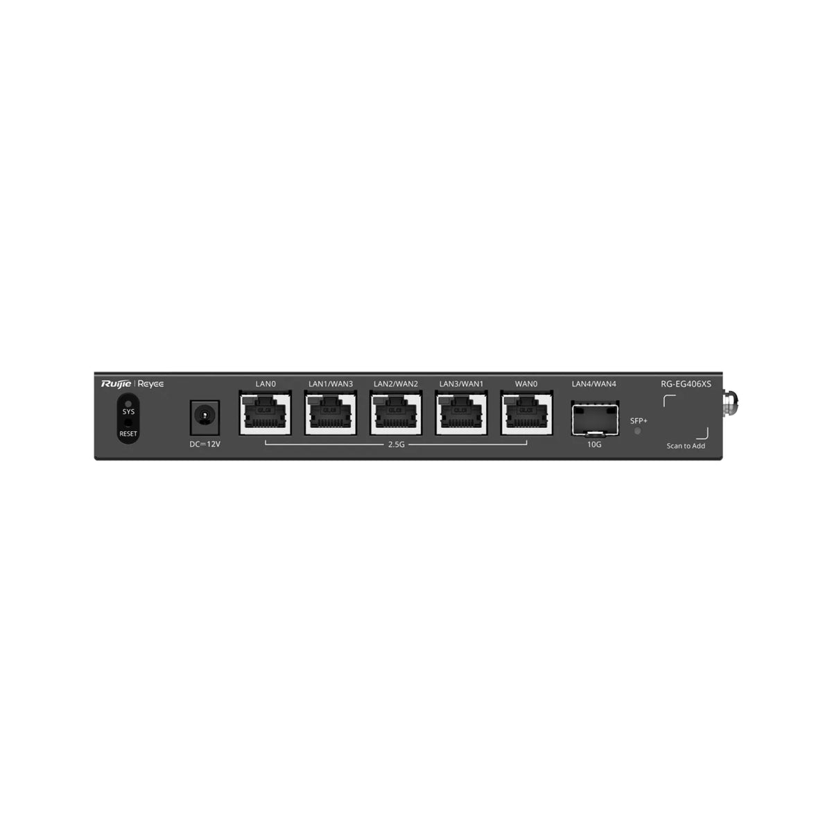 Reyee RG-EG406XS – 5 Port 2.5G Cloud Router with 10G SFP+