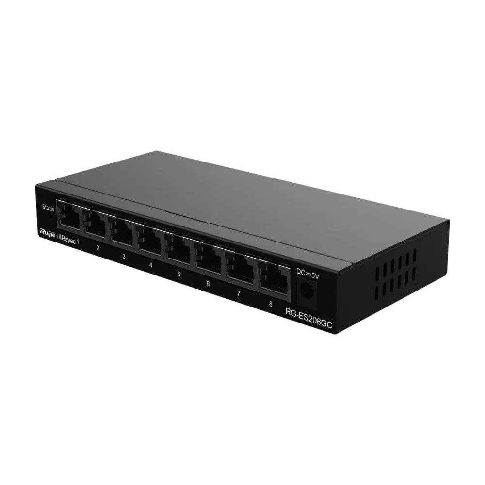 Reyee RG-ES208GC – 8 Port Gigabit Cloud Managed Switch