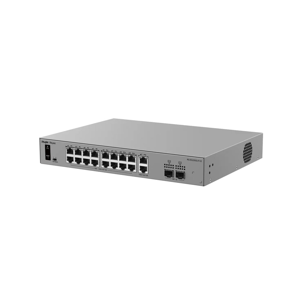 Ruijie Reyee 20-Port Gigabit Smart Cloud-Managed PoE Switch (RG-ES220GS-P-V2)
