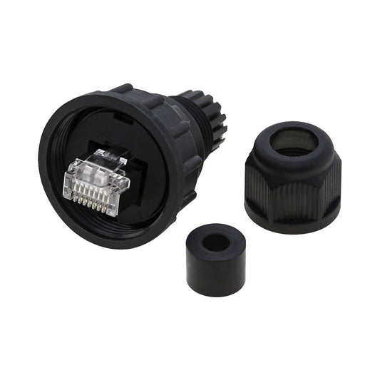 WATERPROOF RJ45 CONNECTOR D-SIZE INSTALLABLE PLUG