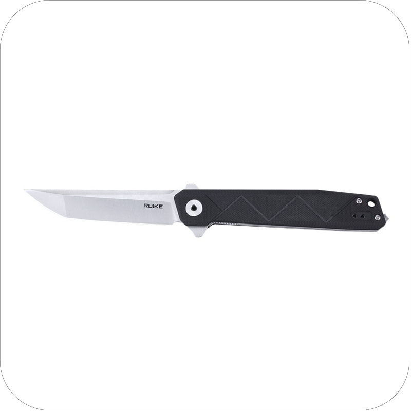 Ruike P127-B Flipper Knife - Black G10 (BNT29212)
