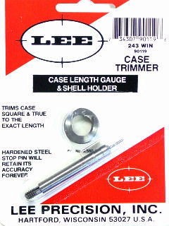 Lee 243 Winchester Case Length Gauge & Shell Holder