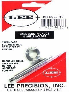 Lee 257 Roberts Case Length Gauge & Shell Holder