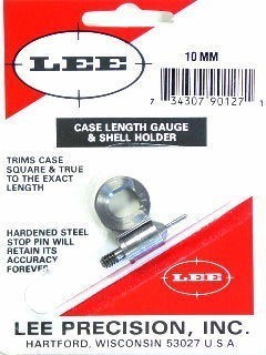 Lee 10MM AUTO Case Length Gauge & Shell Holder