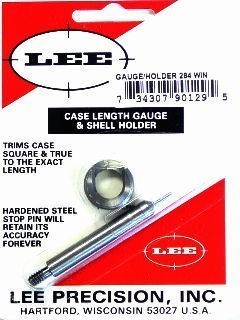 Lee 284 Winchester Case Length Gauge & Shell Holder