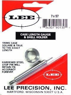 Lee 7X57 Mauser Case Length Gauge & Shell Holder