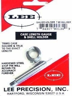 Lee 7.65 Mauser Case Length Gauge & Shell Holder
