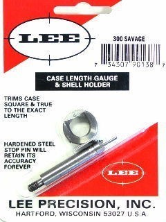 Lee 300 Savage Case Length Gauge & Shell Holder