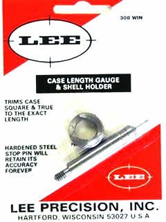 Lee 308 Winchester Case Length Gauge & Shell Holder