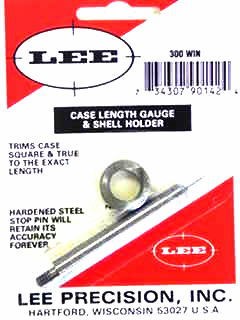 Lee 300 Winchester Magnum Case Length Gauge & Shell Holder