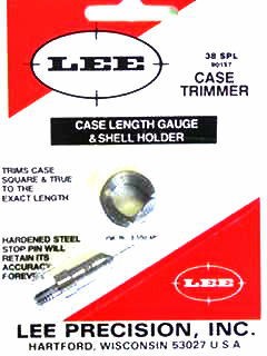 Lee 38 Special Case Length Gauge & Shell Holder