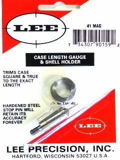 Lee 41 Magnum Case Length Gauge & Shell Holder