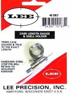 Lee 45 Colt Case Length Gauge & Shell Holder