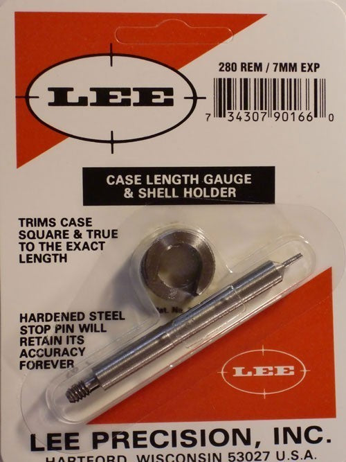 Lee 7mm Express / 280 Rem Case Length Gauge & Shell Holder