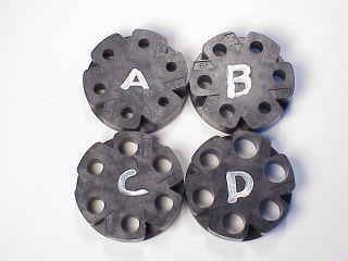 Lee Charge Disks a B C D - PRO 1000 38 Auto Part (91961)