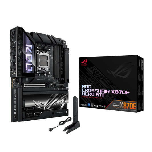 ASUS ROG CROSSHAIR X870E HERO BTF AMD AM5 ATX Gaming Motherboard - Guards On Duty Shop & Security Guards
