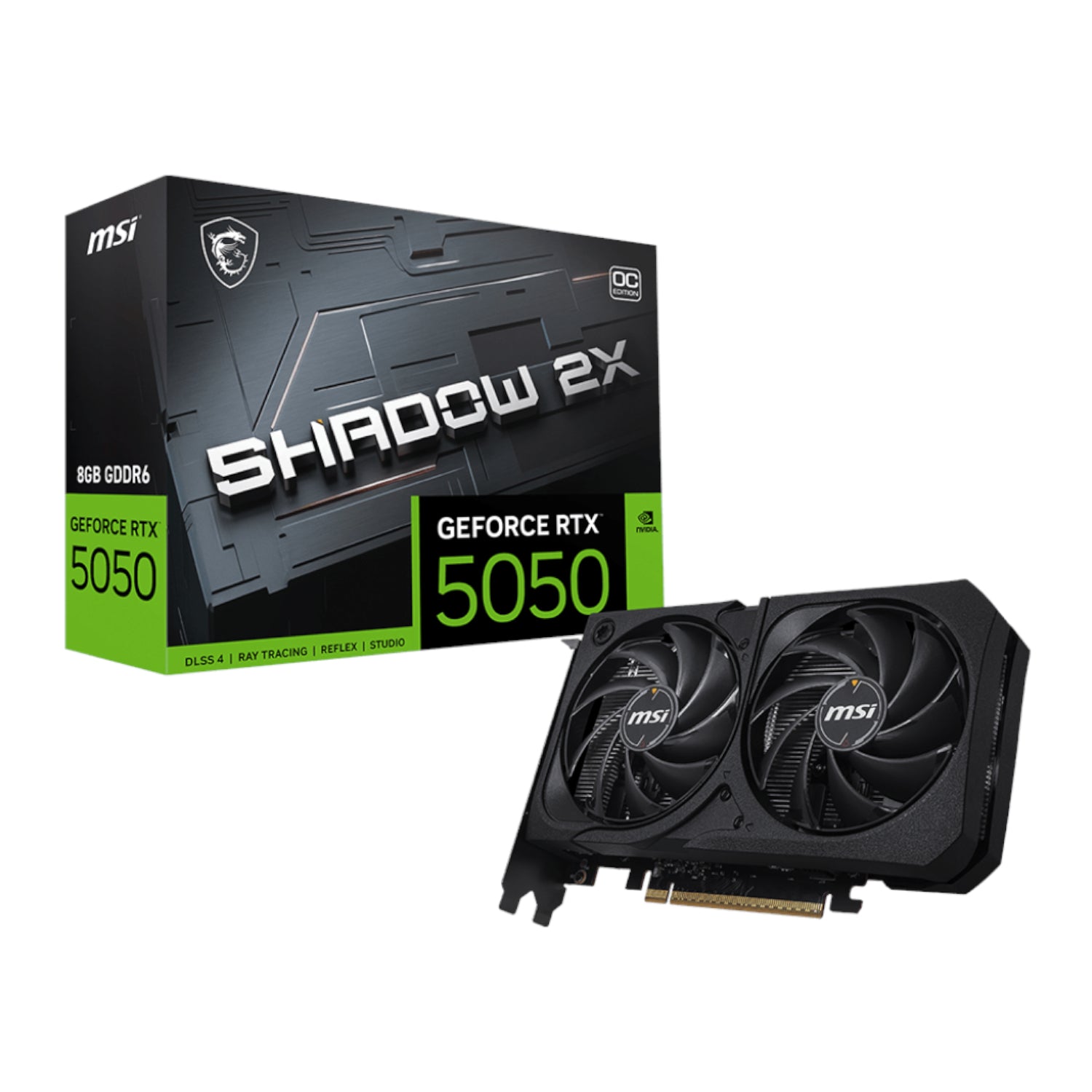 MSI Nvidia GeForce RTX 5050 Shadow 2X OC 8GB Graphics Card - Guards On Duty Shop & Security Guards