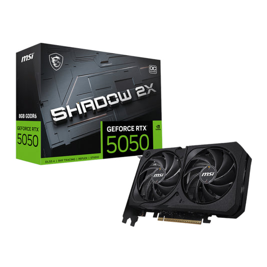 MSI Nvidia GeForce RTX 5050 Shadow 2X OC 8GB Graphics Card - Guards On Duty Shop & Security Guards