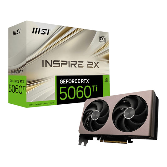 MSI GeForce RTX 5060 Ti 8GB INSPIRE 2X OC Graphics Card - Guards On Duty Shop & Security Guards