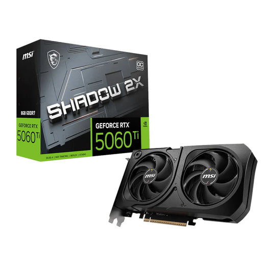 MSI GeForce RTX 5060 Ti SHADOW 2X OC PLUS 128-bit GDDR7 8GB Graphics Card - Guards On Duty Shop & Security Guards