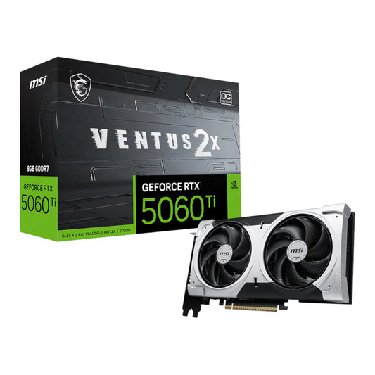 MSI Nvidia GeForce RTX 5060TI VENTUS 2X OC PLUS 8GB Graphics Card - Guards On Duty Shop & Security Guards