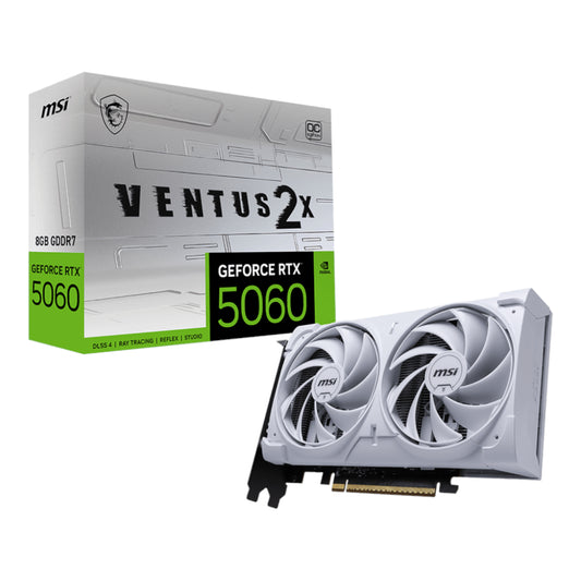 MSI GF RTX 5060 VENTUS 2X OC 8GB WH - Guards On Duty Shop & Security Guards