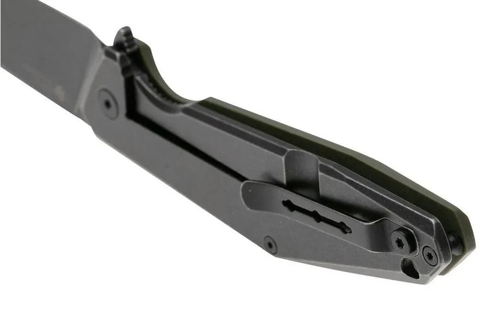 Ruike Blackwashed Green G10 Pocket Knife Guards On Duty Security