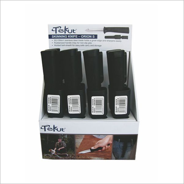 UltraEdge Guthook Fixed Blade Knife in Sheath - 12pc Display
