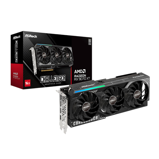 ASRock Radeon RX9070 XT Challenger 16G Graphics Card - Guards On Duty Shop & Security Guards