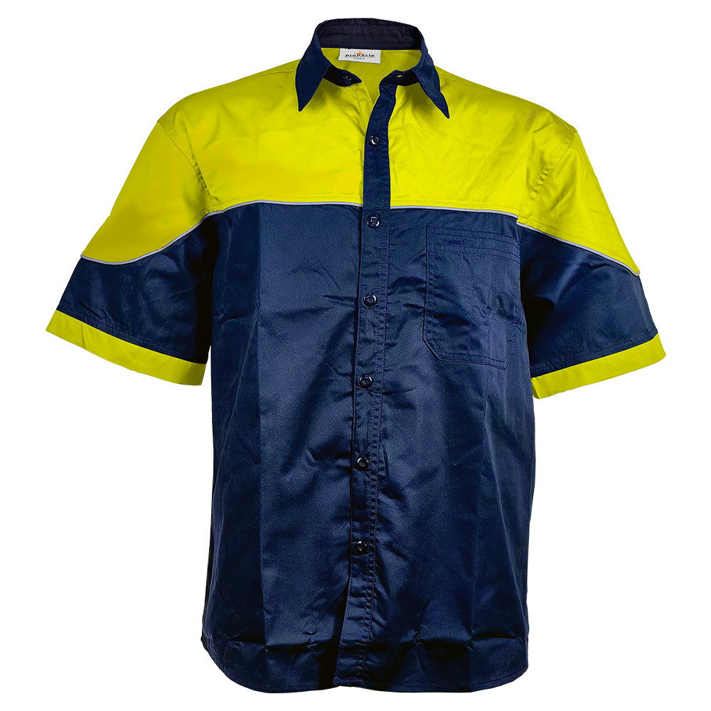 Pinnacle Race Shirt Lime/Navy