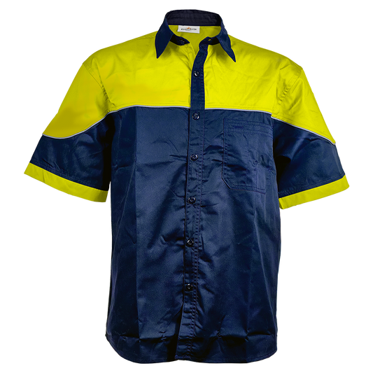 Pinnacle Race Shirt Lime/Navy