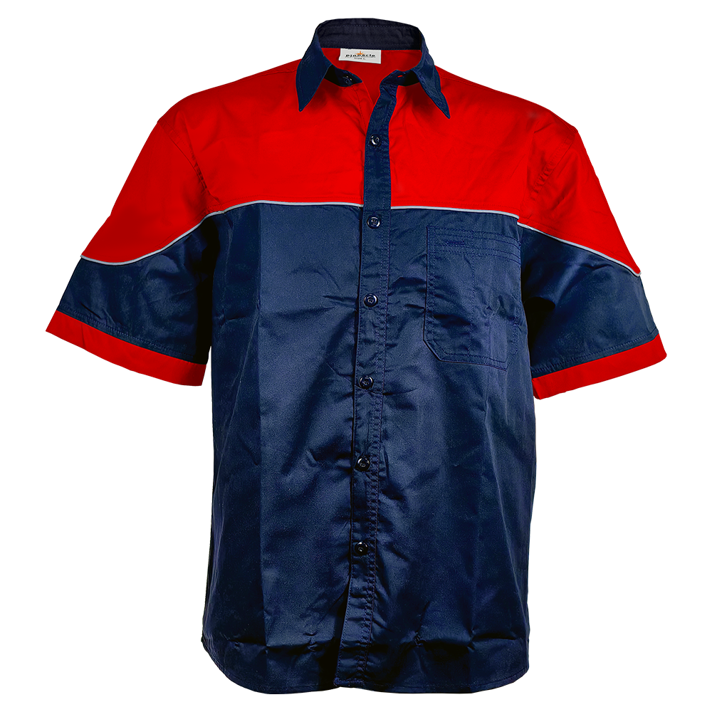 Pinnacle Race Shirt Red/Navy