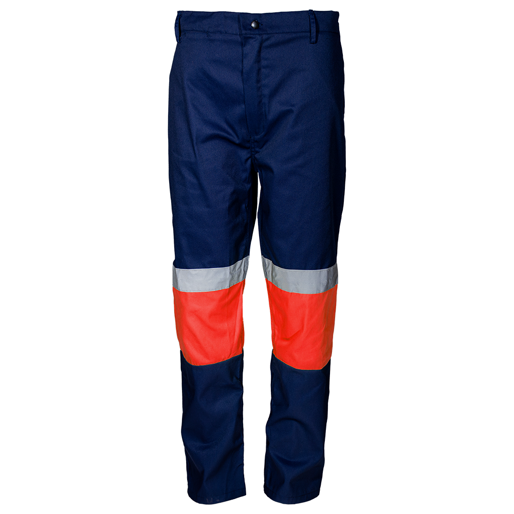 Pinnacle Navy/Red Reflective Working Trouser (Waist 30 – 50)