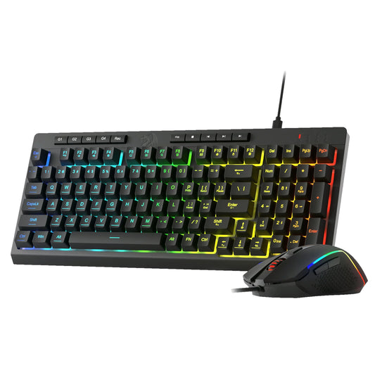 Redragon RYLO S141 Membrane Gaming Keyboard and Mouse Wired Combo - Guards On Duty Shop & Security Guards
