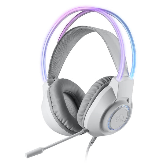 Redragon SCREAM Over-Ear RGB Gaming Headset - White - Guards On Duty Shop & Security Guards