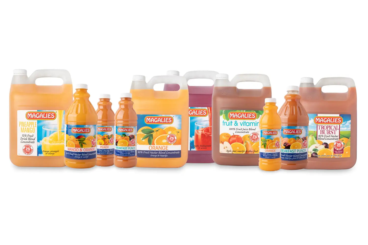 MAGALIES - 1 litre Fruit Cocktail 40% 1+4 fruit nectar concentrate –  Magalies Citrus Online