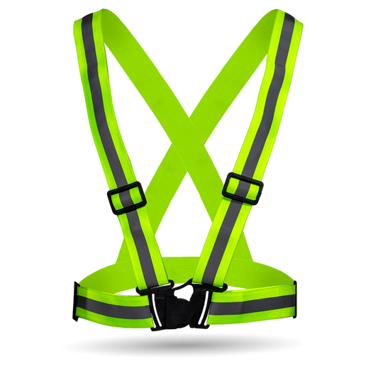 Pinnacle Reflective Harness Lime (Pack of 5) (Pack of 5)