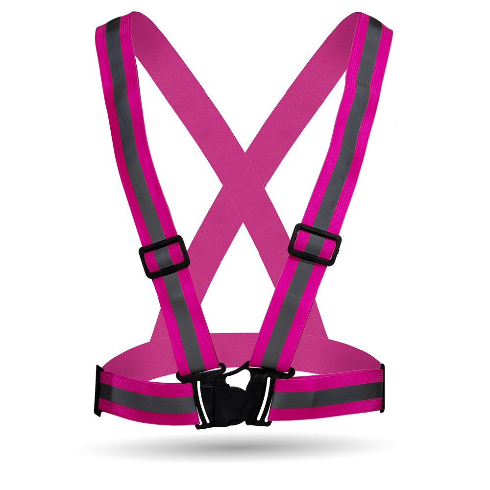 Pinnacle Reflective Harness Pink (Pack of 5) (Pack of 5)
