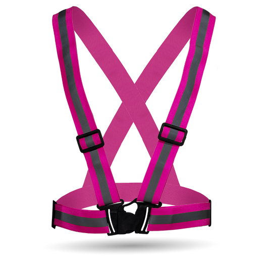 Pinnacle Reflective Harness Pink (Pack of 5) (Pack of 5)