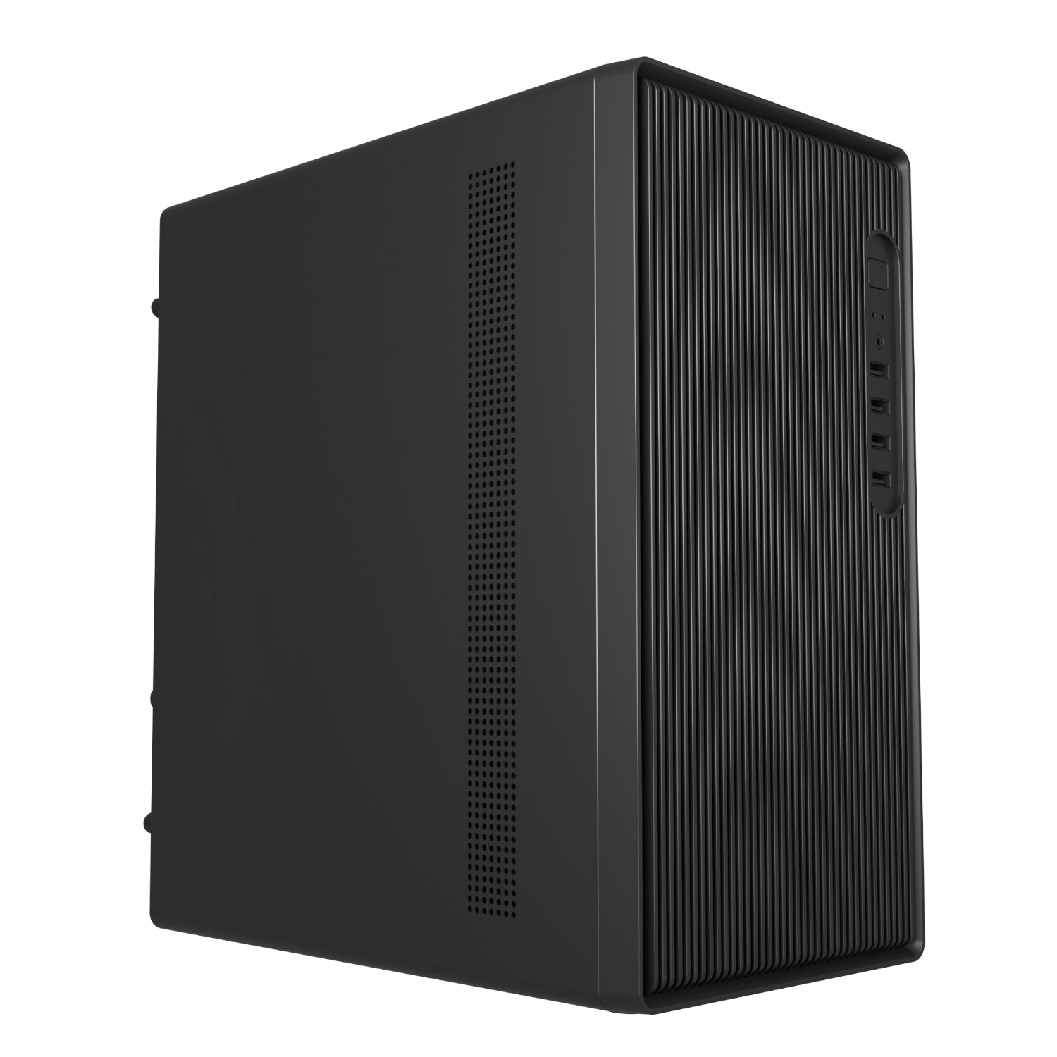 FSP S120 M-ATX Mid Tower Desktop Chassis - Black - Guards On Duty Shop & Security Guards
