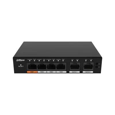 Dahua 6 Port Cloud Managed Gigabit Switch Guards On Duty Security
