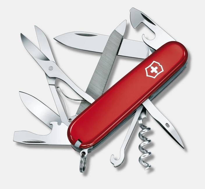 Victorinox Mountaineer Pocket Knife - Red (V1.3743) (18-1580)