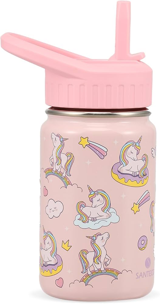 Santeco Slound Kids Stainless Steel Vacuum Tumbler Unicorn 350ml