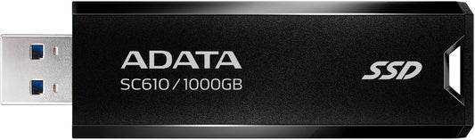 Adata Sc610 Usb 3.2 Gen2 1Tb External Ssd
