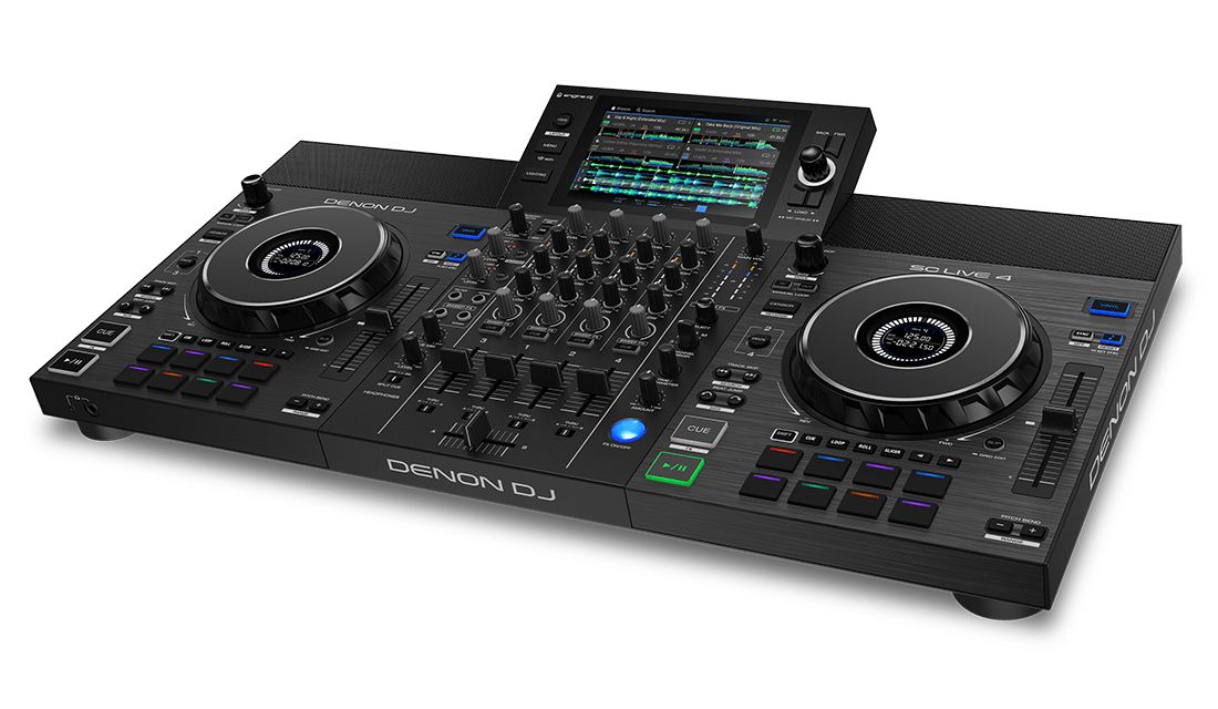 DENON DJ 4 CHANNEL SMART CONTROLLER WITH SPEAKERS (SCLIVE4XEU)