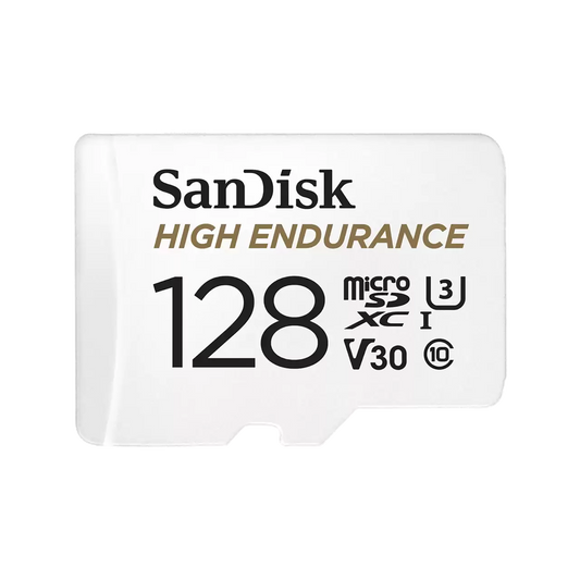 Sandisk High Endurance 128GB Class 3 MicroSDXC Card with Adapter