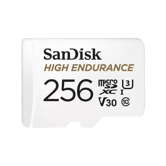 Sandisk High Endurance 256GB Class 10 MicroSDXC Card with Adapter - Guards On Duty Shop & Security Guards