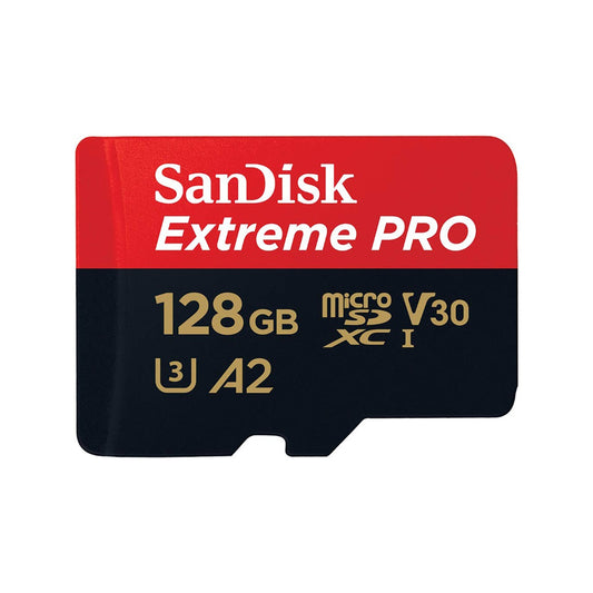 Sandisk Extreme Pro 128GB 4K Video MicroSDXC Card with Adapter - Guards On Duty Shop & Security Guards